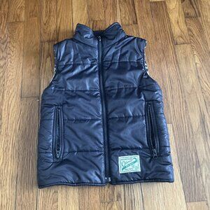 Catimini Boy's Puffer Vest Reversible Toddler Full Zipper France Size 3